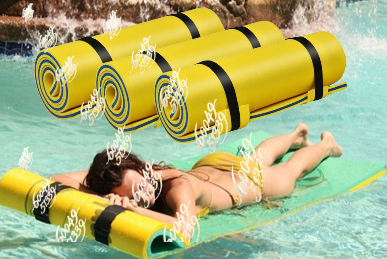 Aquatic Water Sports - Geeignet für XPE-Wasser-Schwimmmatten, Outdoor-Sport- und Unterhaltungs-Schwimmatte,